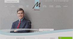 Desktop Screenshot of maloneyplasticsurgery.com